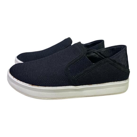 Olukai Ki'ihele Slip On Sneaker / Mule Black Women size 37.5 US 7.5 - Picture 2 of 8